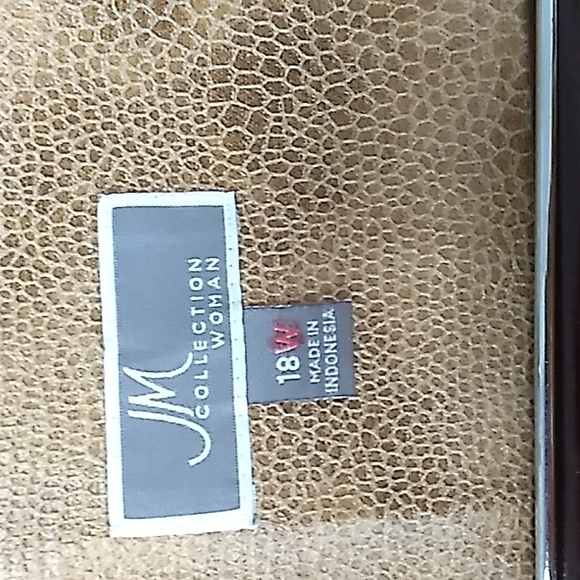 SHARP!!! JM Collection Tan Woman's Sz 18 Jacket Blazer... - Picture 2 of 8